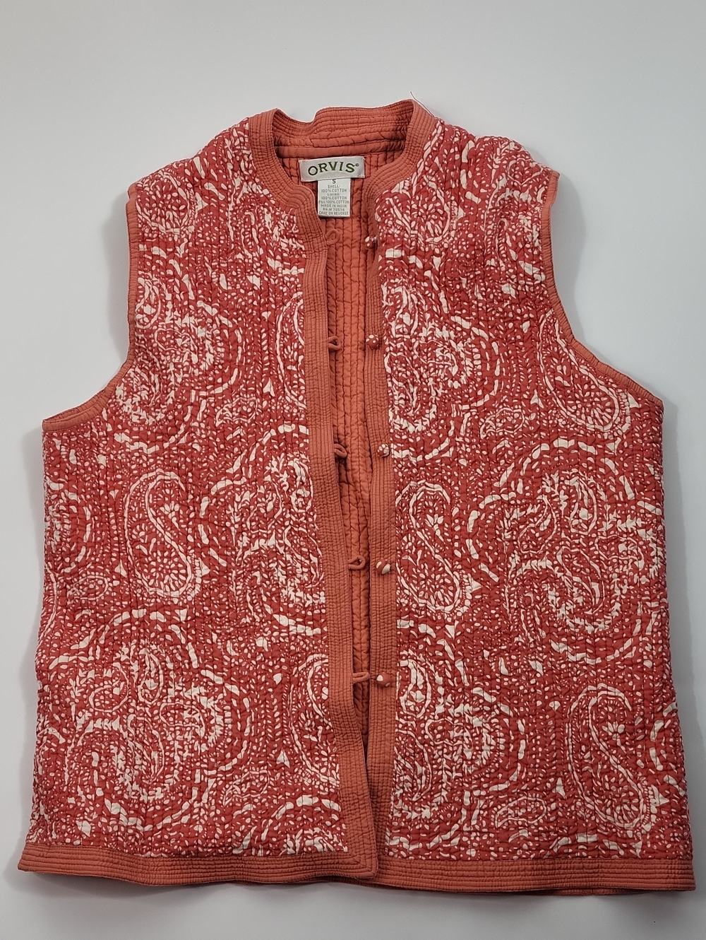 Orvis Vintage Quilted Vest SiE Small